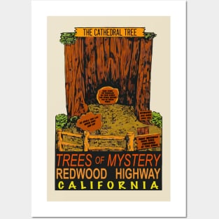 Trees of Mystery // Redwood California Posters and Art